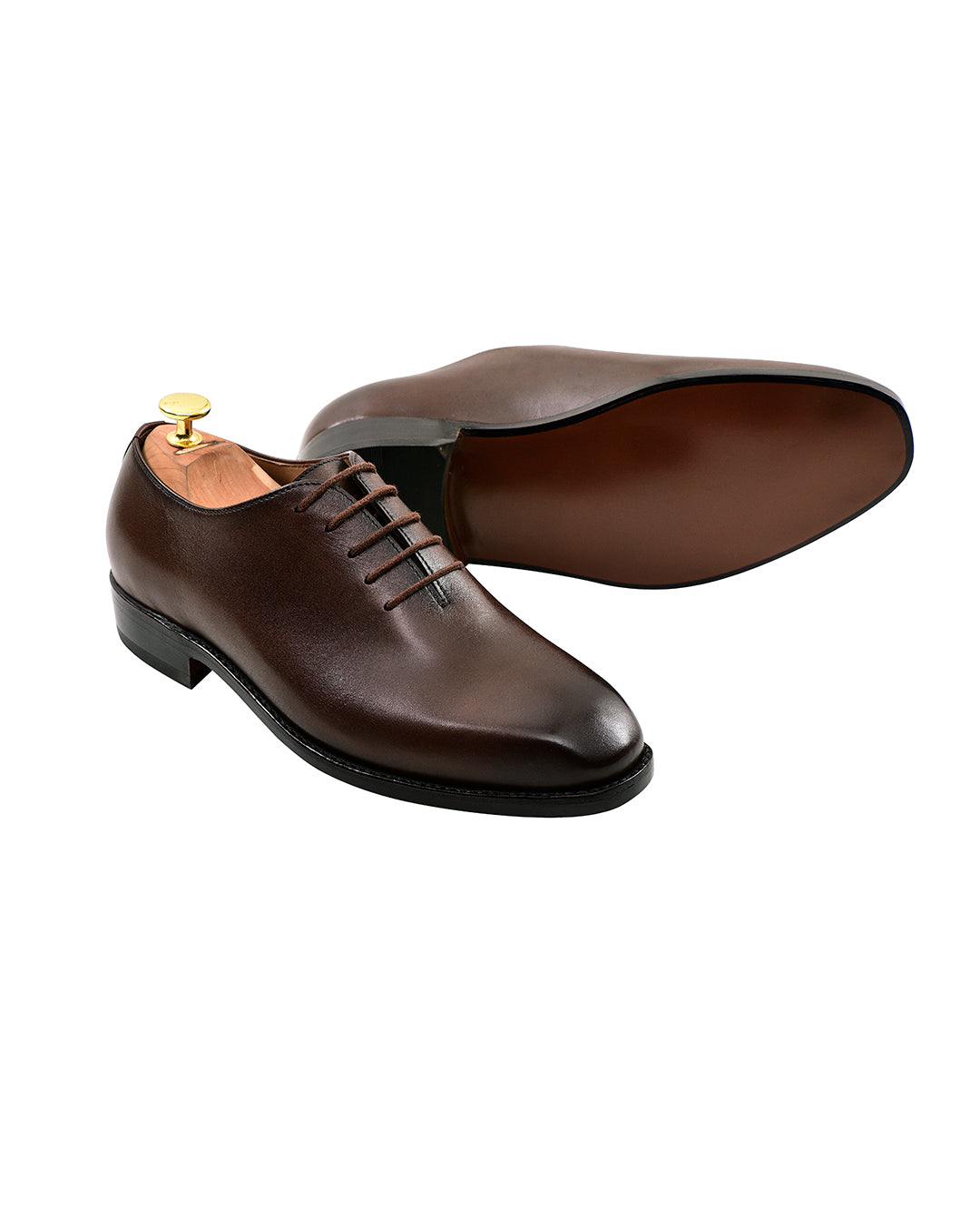 Wholecut Oxfords Brown Patina