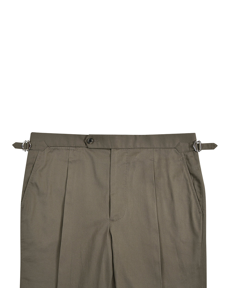 Fresco Soft Light Brown Twill Dress Pant