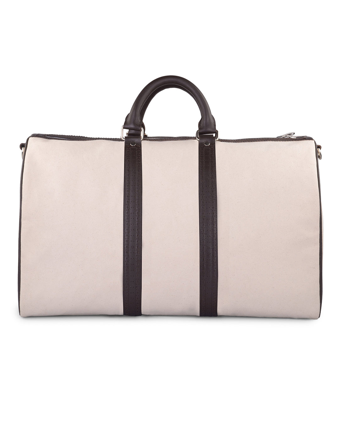 Duffle Bag with Leather Trims