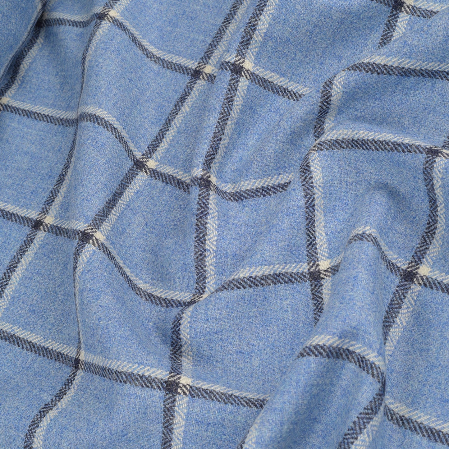 Cap Tweed in Blue Windowpane (4386327298103)