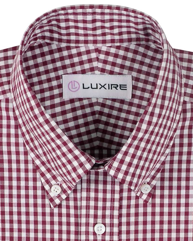 Deep Red Gingham