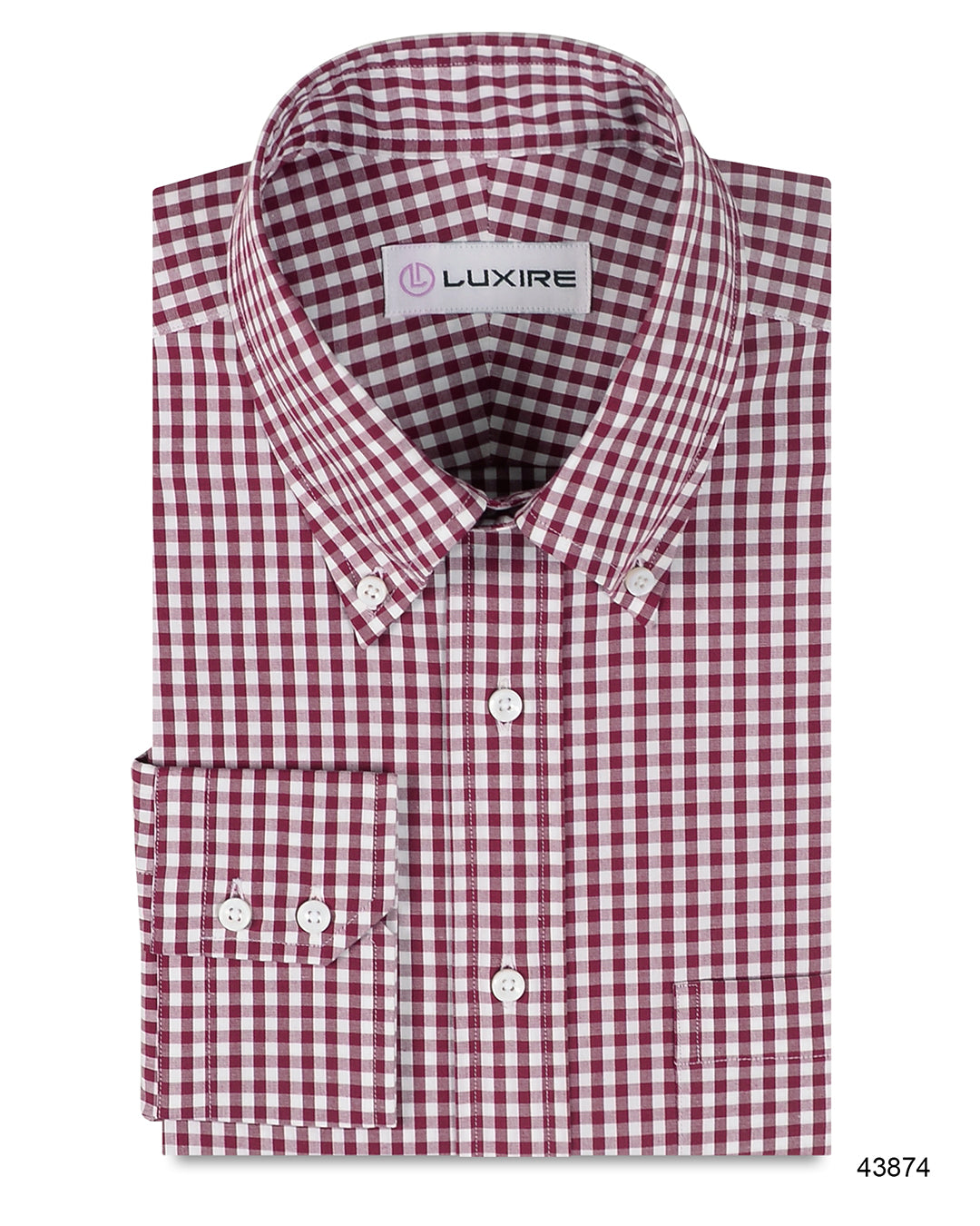 Deep Red Gingham