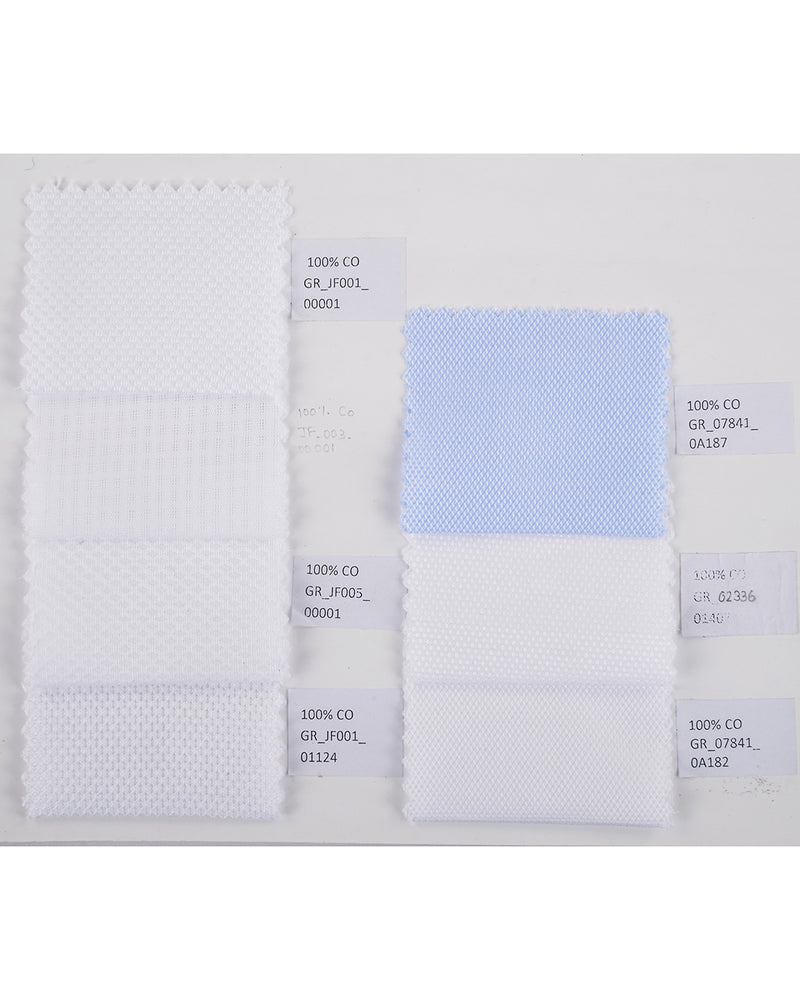 Grandi and Rubinelli Pure White Dobby Weave