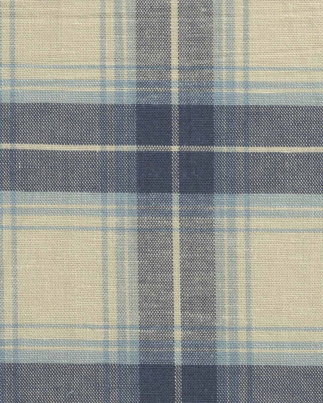 Ecru Grey Light Plaid