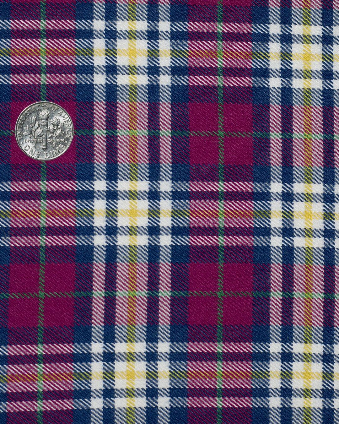 Majenta Blue Tartan Flannel