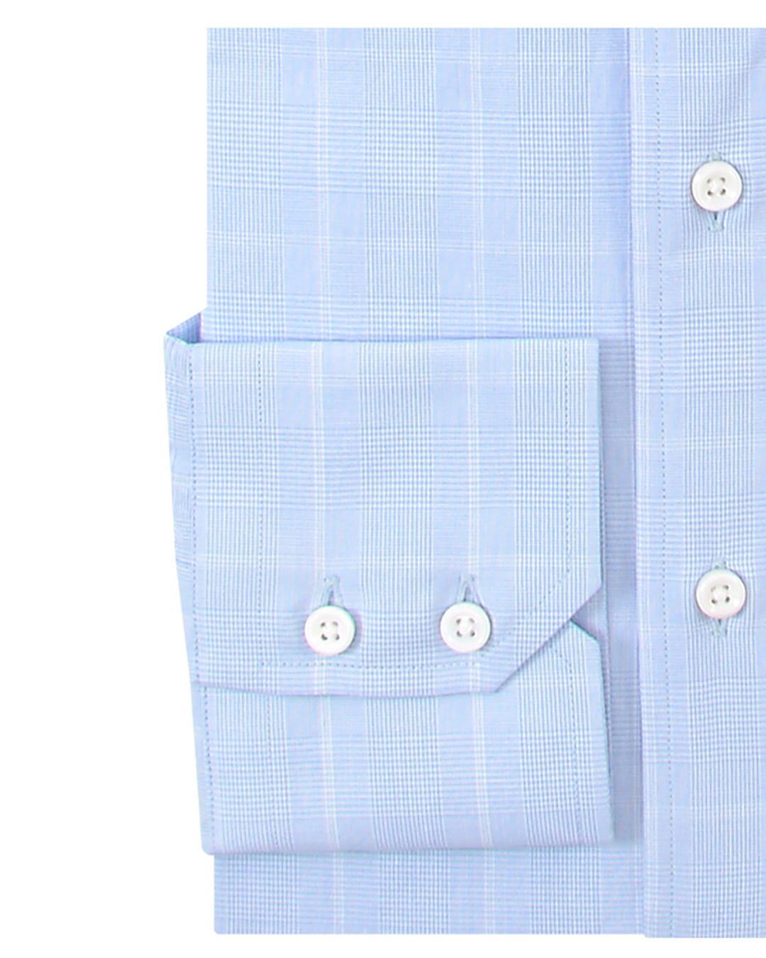 Light Sky Blue Glen Plaid