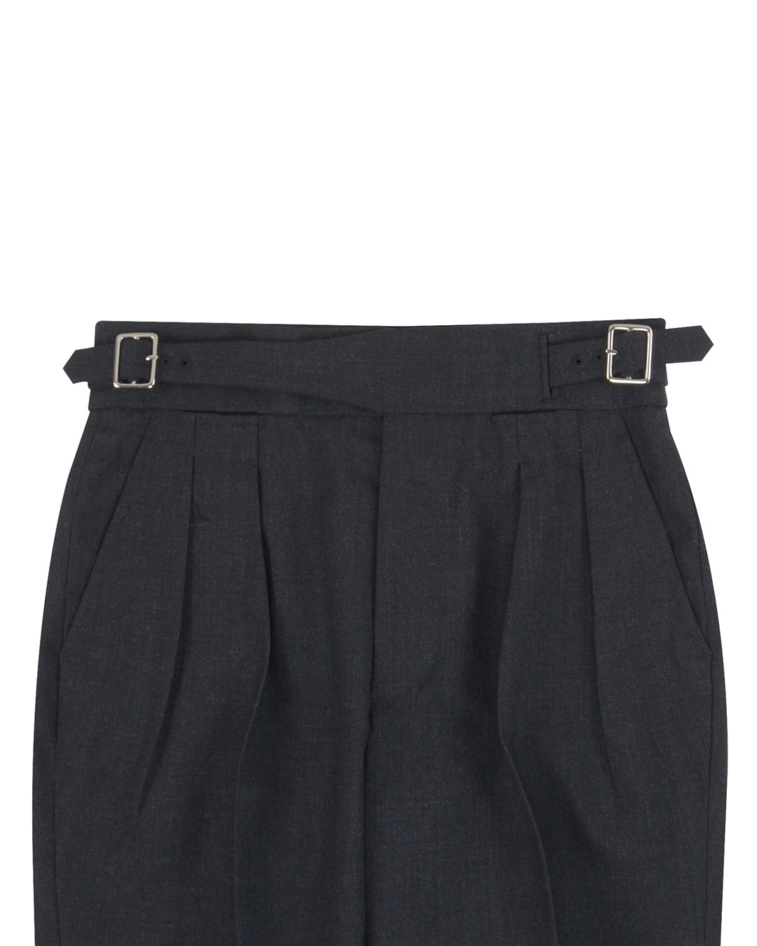 Minnis Fresco III Pants: 3 Ply Plain Dark Grey