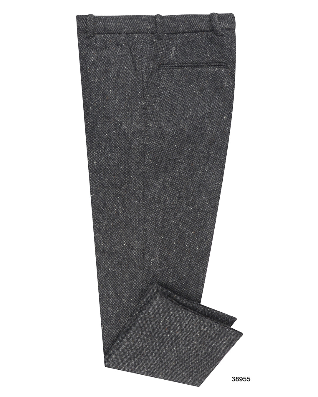 Wool Tweed Primrose Trousers in Black