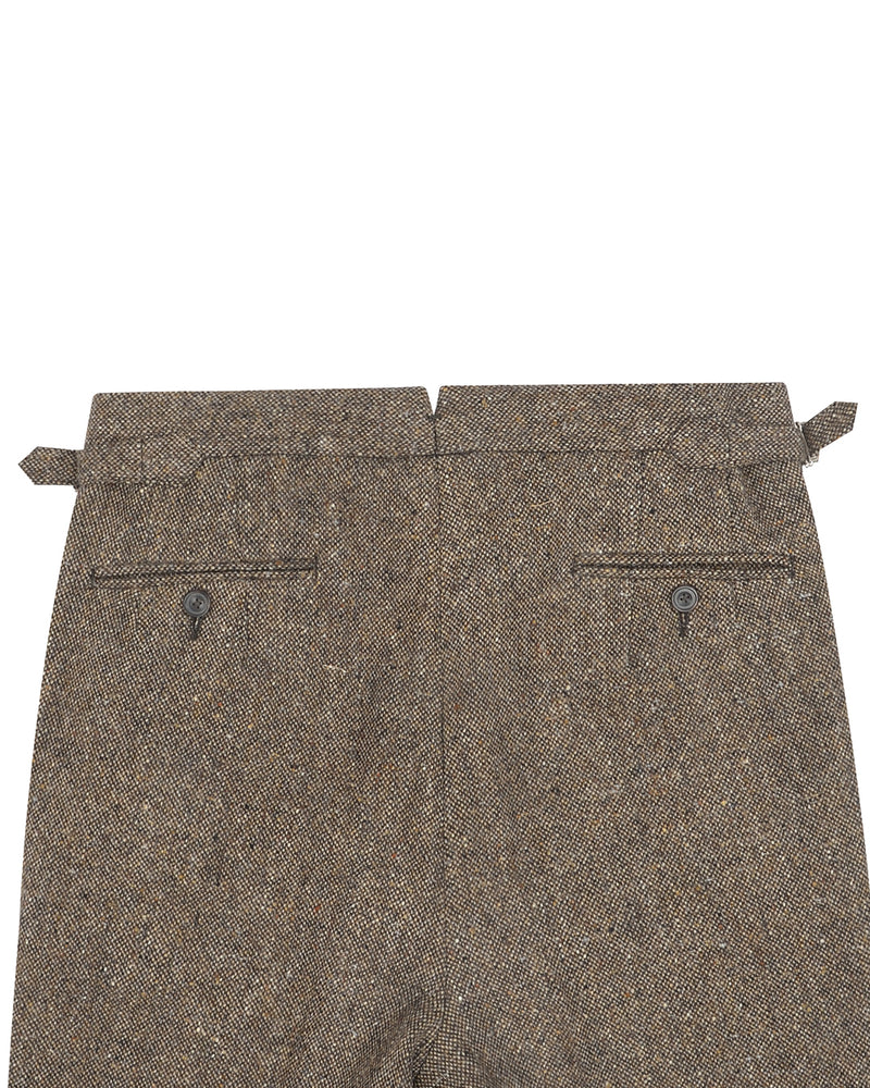 Molloy Plain Donegal Tweed Pants - Fawn