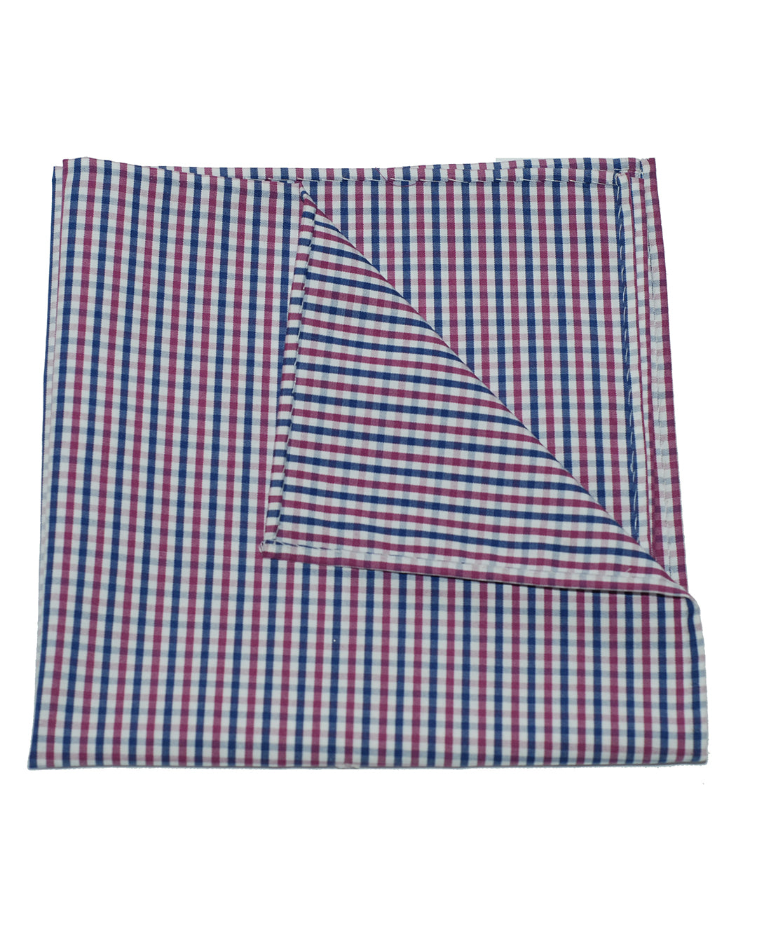 Pocket Square - Mulberry Gingham