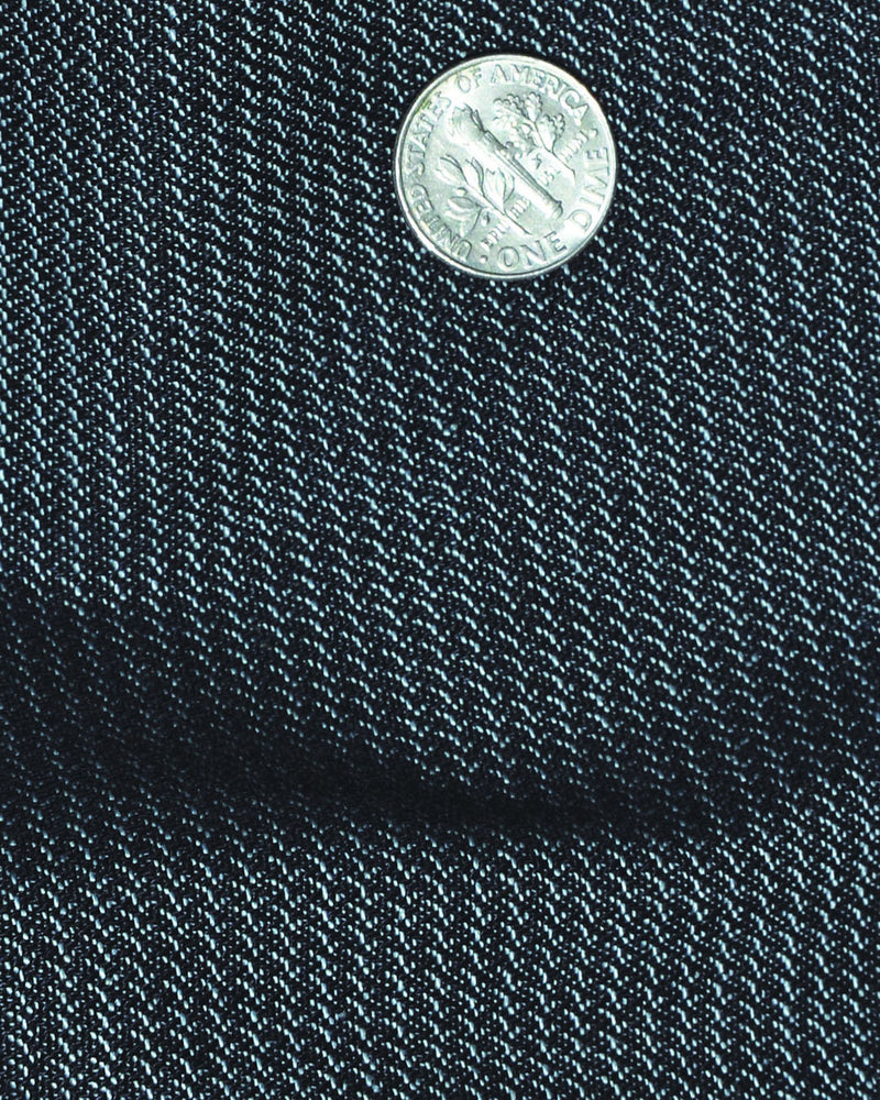 Noragi in Textured White on Phantom Black Stripes