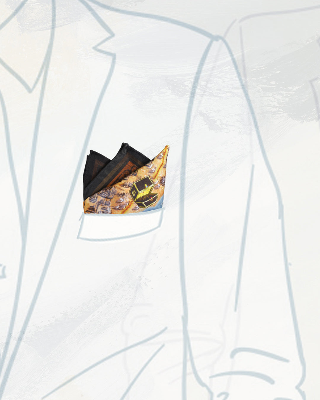 Pocket Square-Pirate Invasion