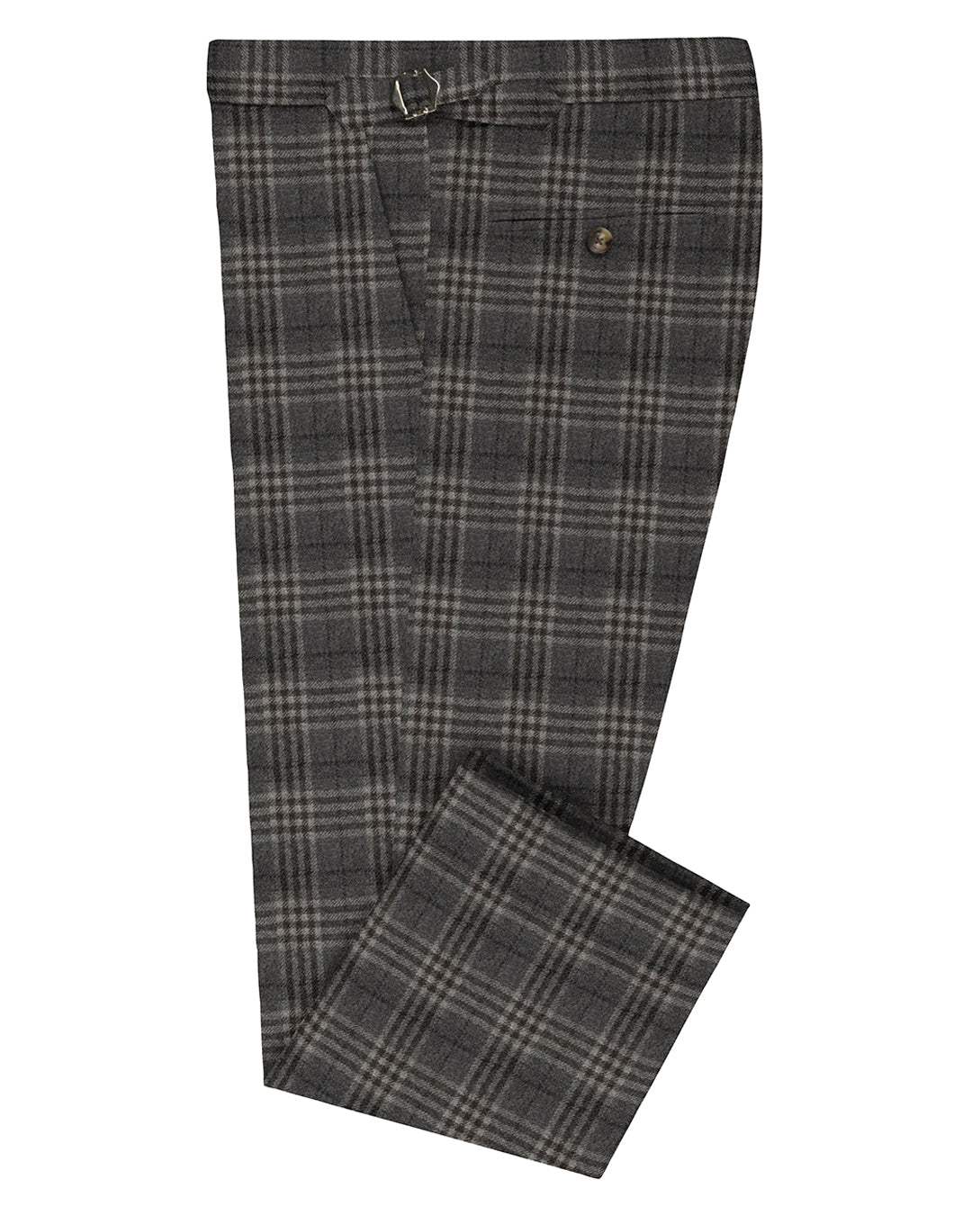 Gurkha Pant in Charcoal Grey 100% Wool Flannel – Luxire Custom Clothing