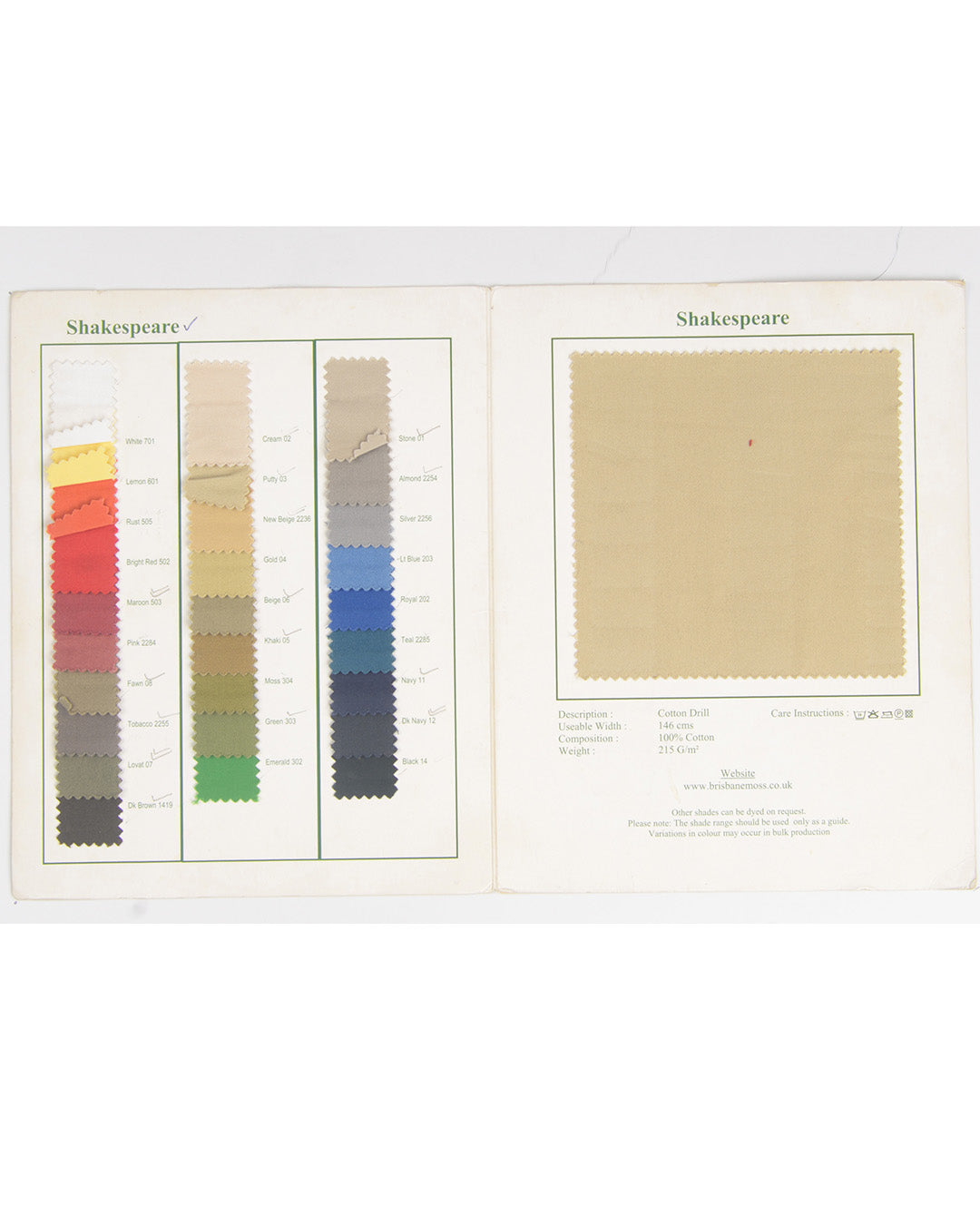 Brisbane Moss Silver Grey Twill