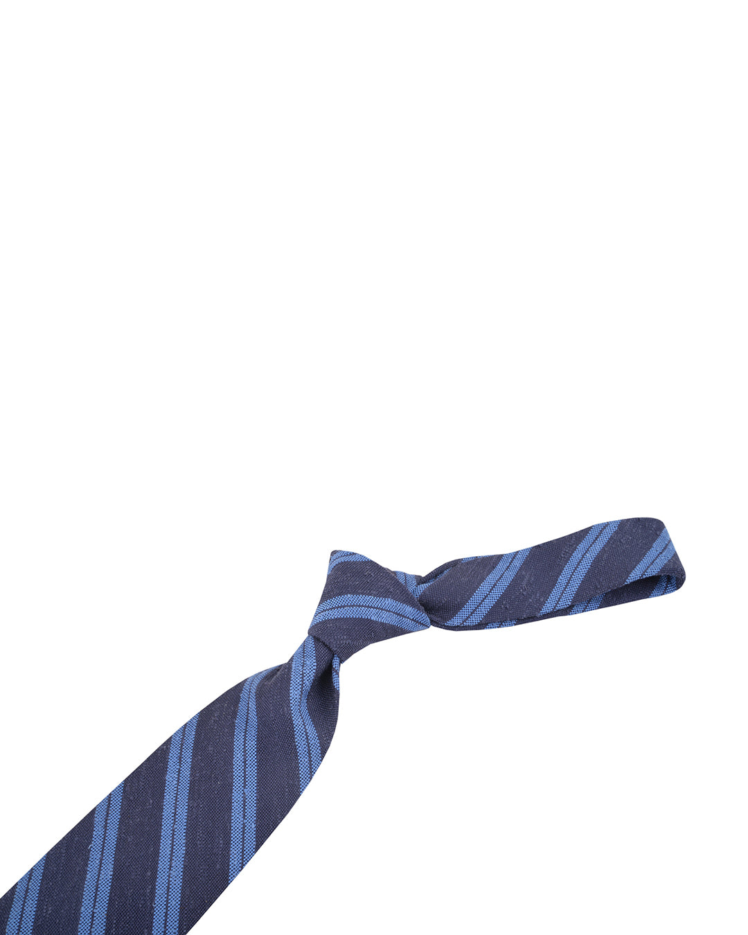 Tie-Sky Blue Stripes on Navy