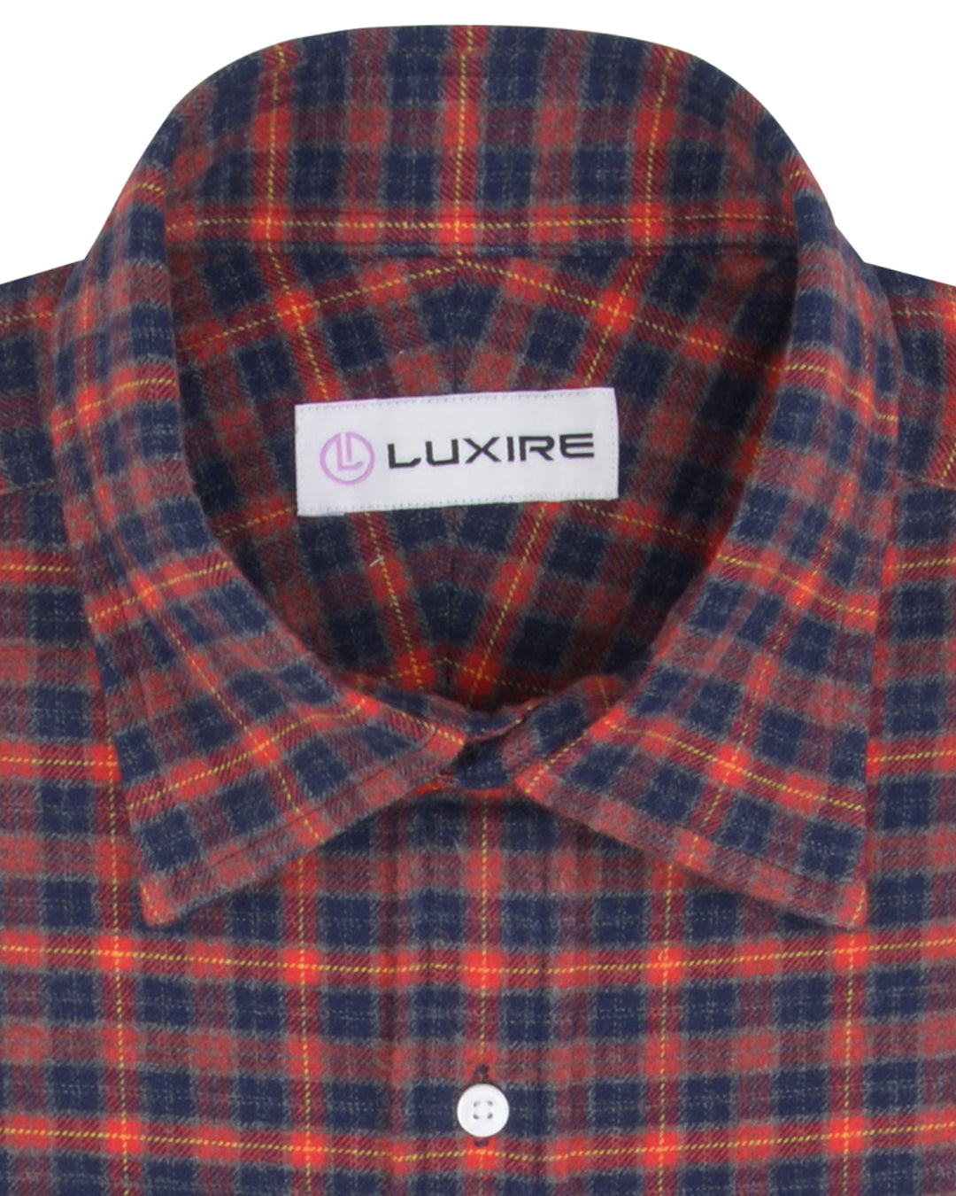 Flannel: Red Navy Grey Tattersall