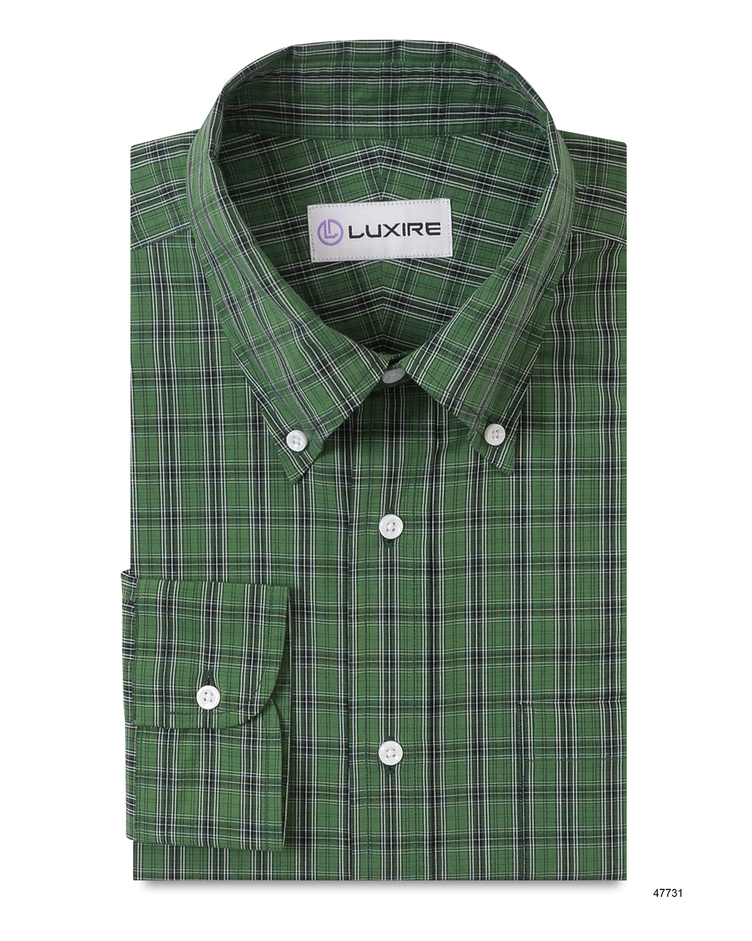 Green Black Tattersall Checks
