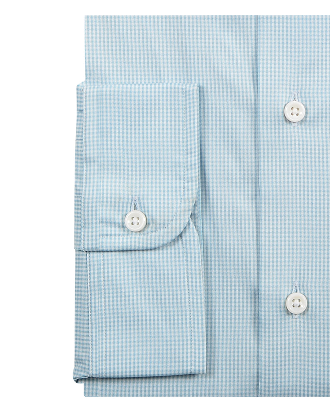 Aqua Macro Gingham