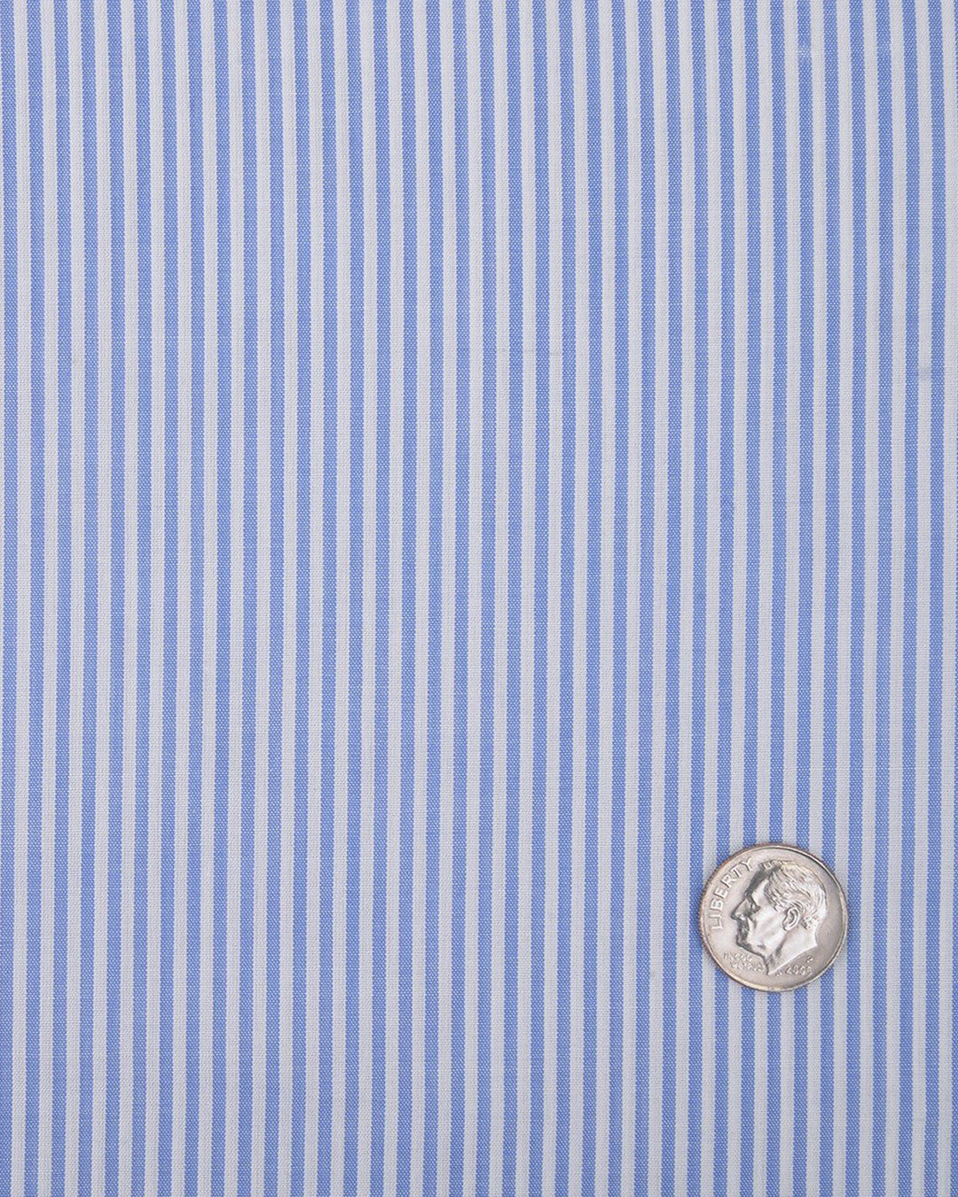 Carlo Riva White Blue Dress Stripes