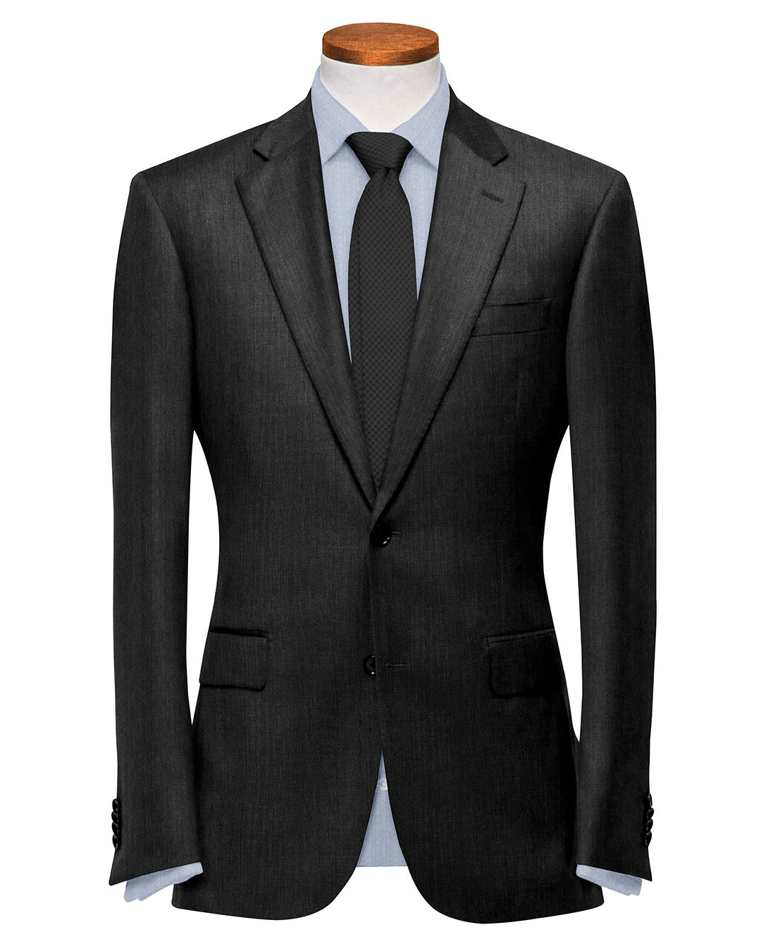 Washable Wool Suit: Dark Grey