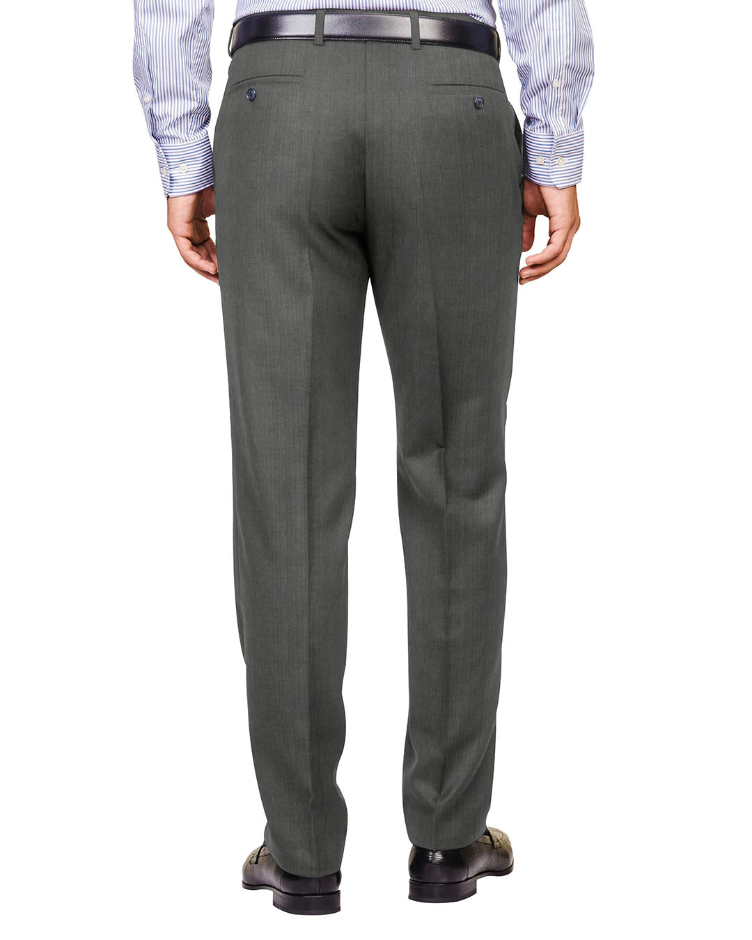 Washable Wool Suit: Mid Grey