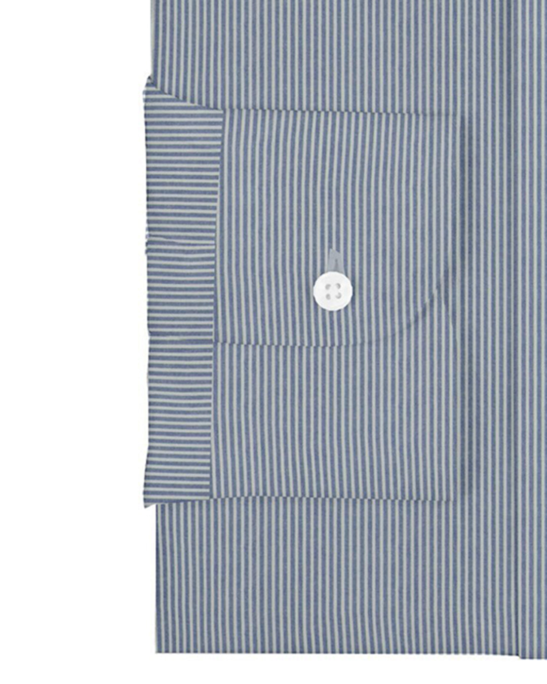 Navy on White Pencil Stripes