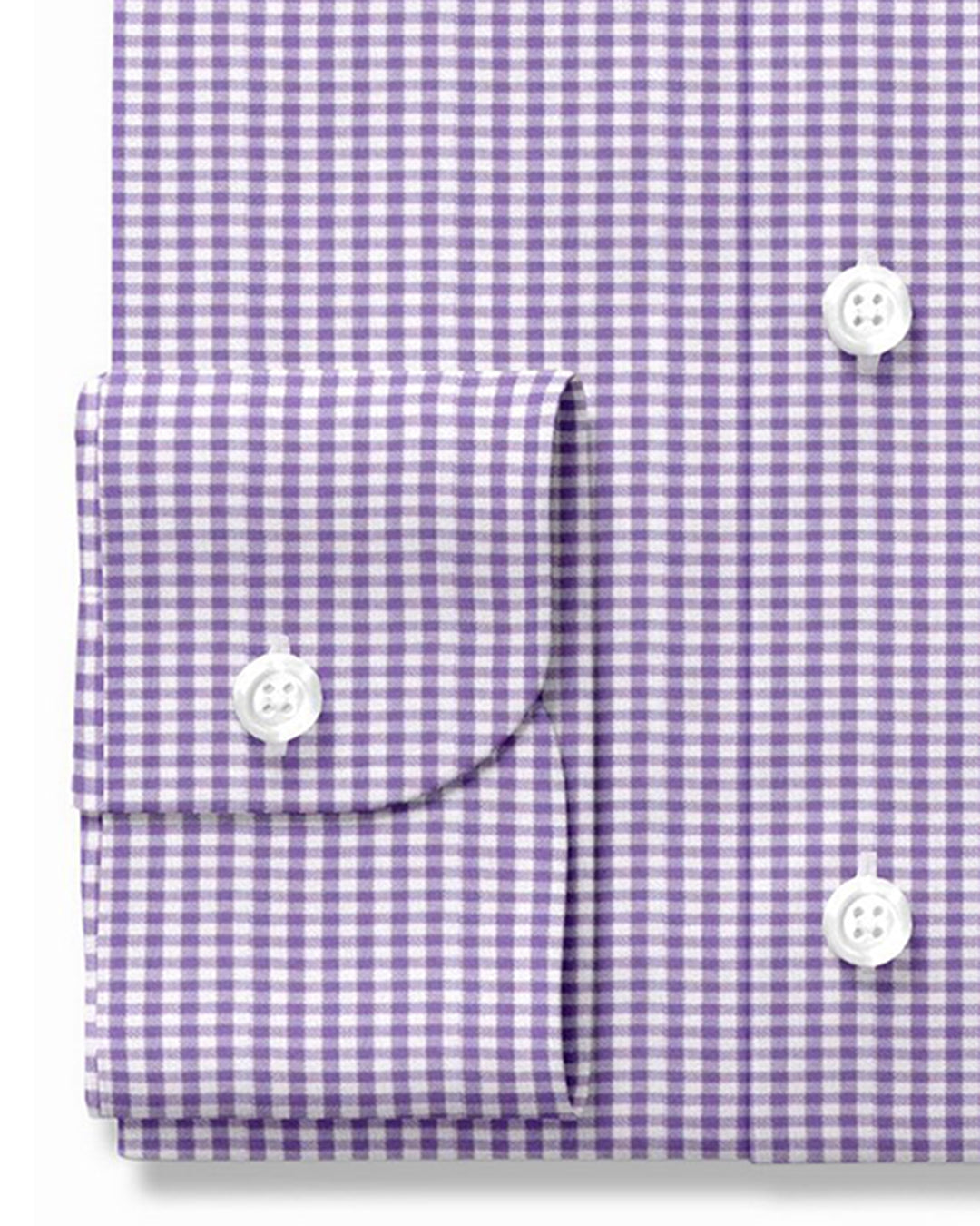 Purple Mini Gingham on White