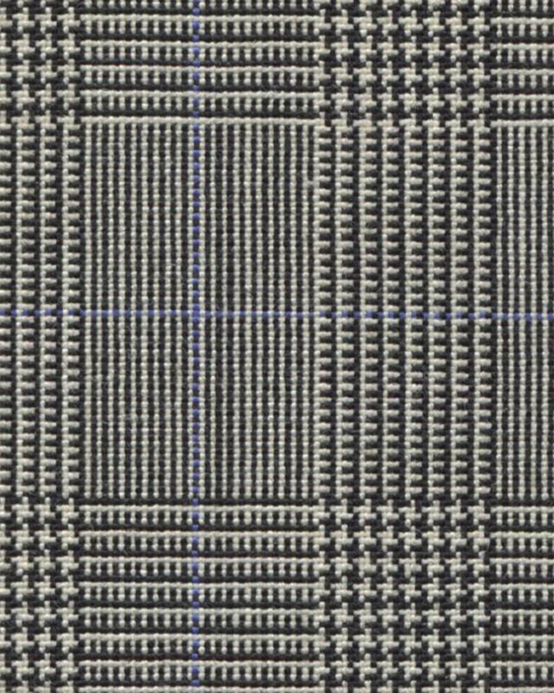 Holland & Sherry Crispaire Black and White Prince of Wales Check