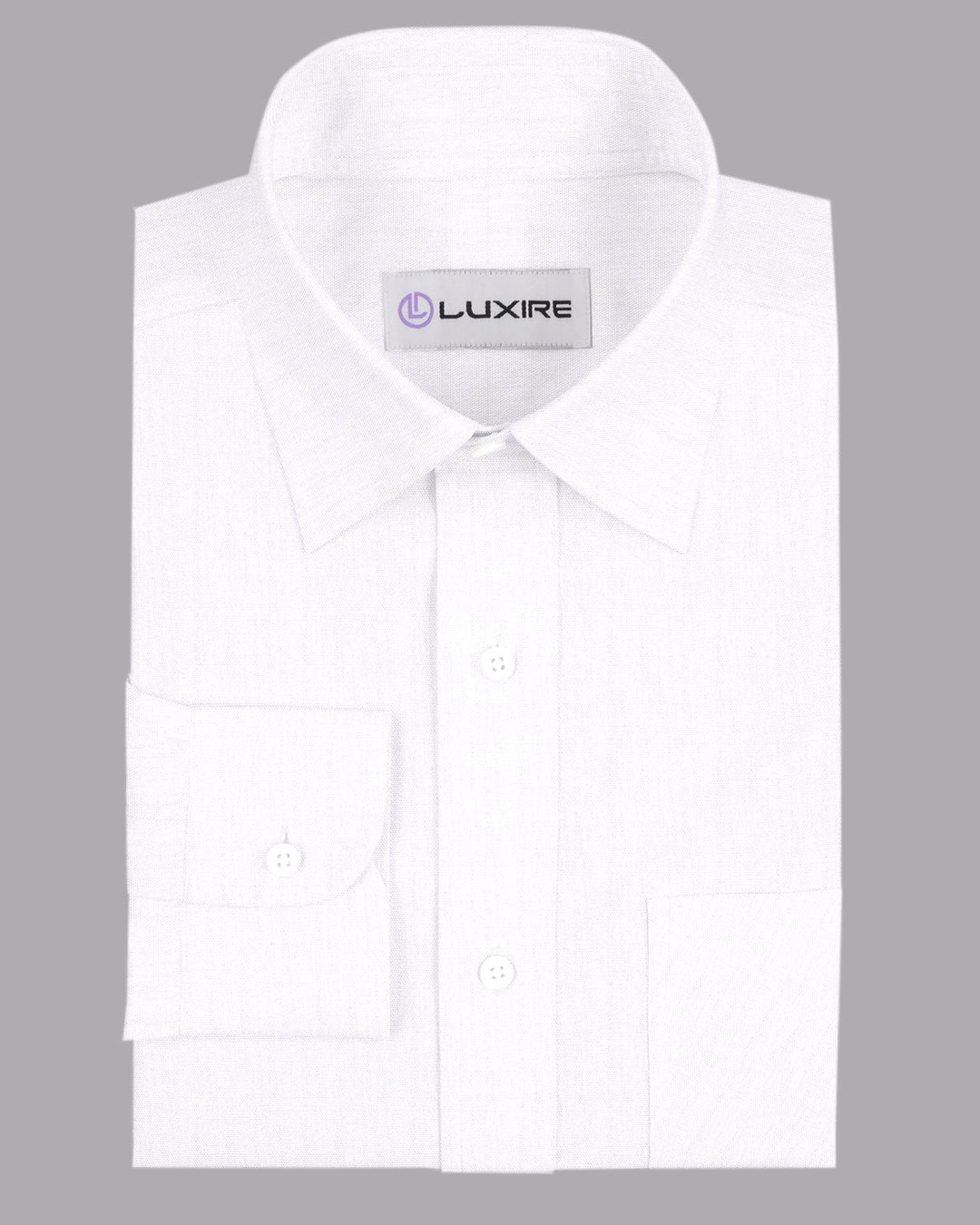 White Plain Dress Shirt