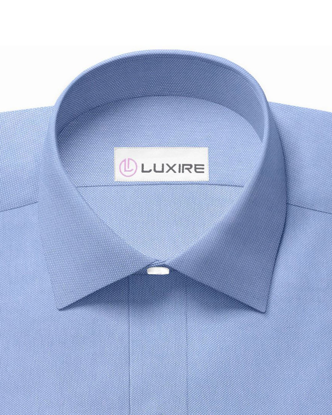 Mid Blue Pinpoint Oxford Dress Shirt