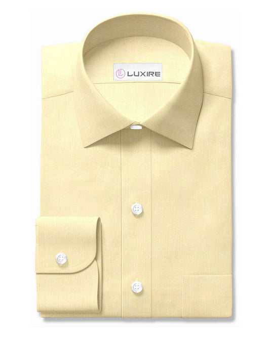 Classic Pale Yellow Oxford