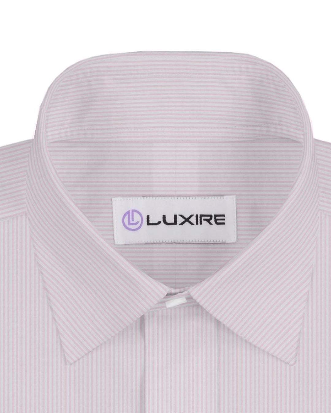 Blush Pink White Candy Stripes Shirt