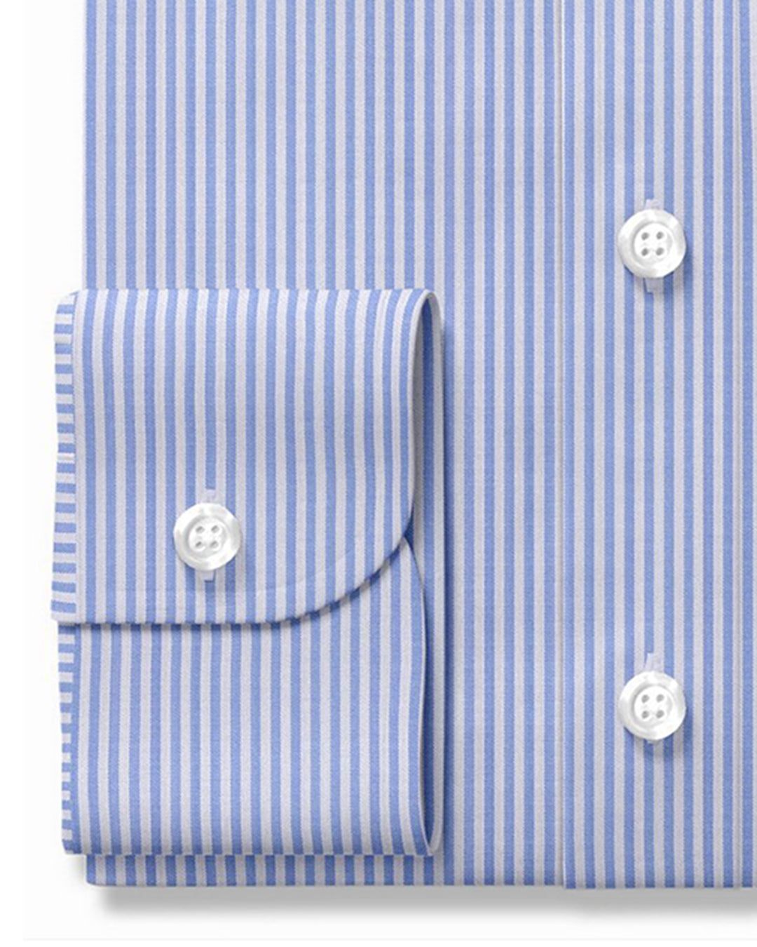 Carlo Riva White Blue Dress Stripes