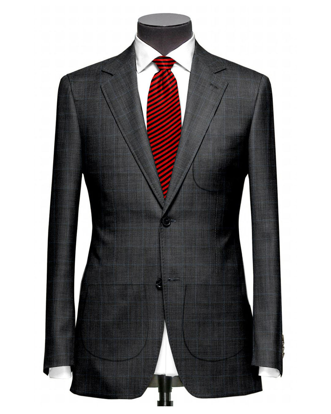 Single-Breasted Wool Blend Napolitana Jacket - Ready-to-Wear