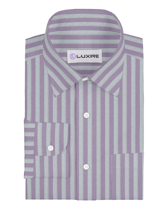 Linen: Pink Bengal Stripes On White