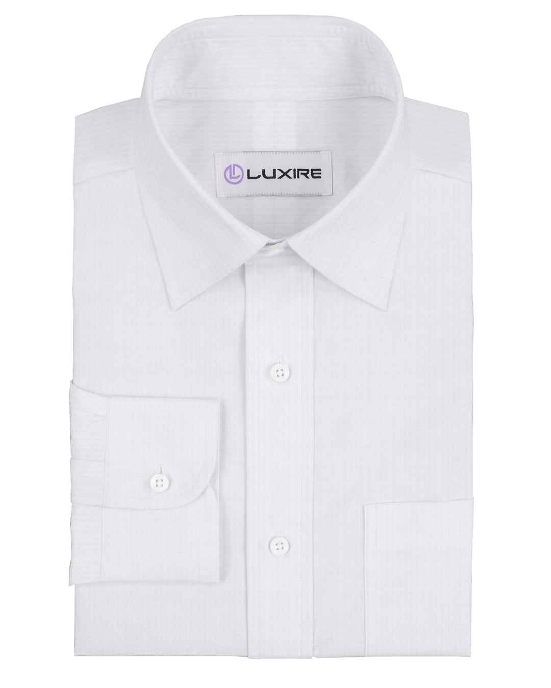 Grandi and Rubinelli Pure White Dobby Weave