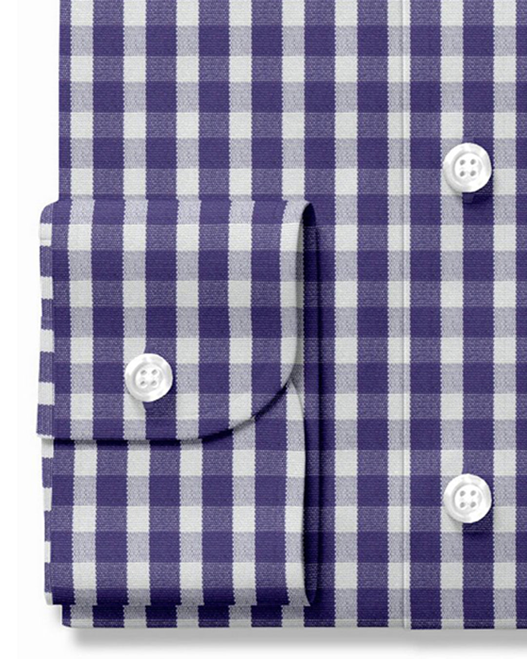 Purple White Gingham