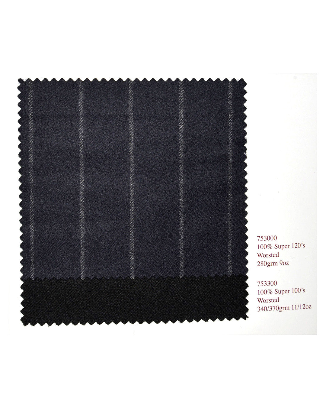 Holland Sherry Classic Worsted Flannel Dark Charcoal Flannel