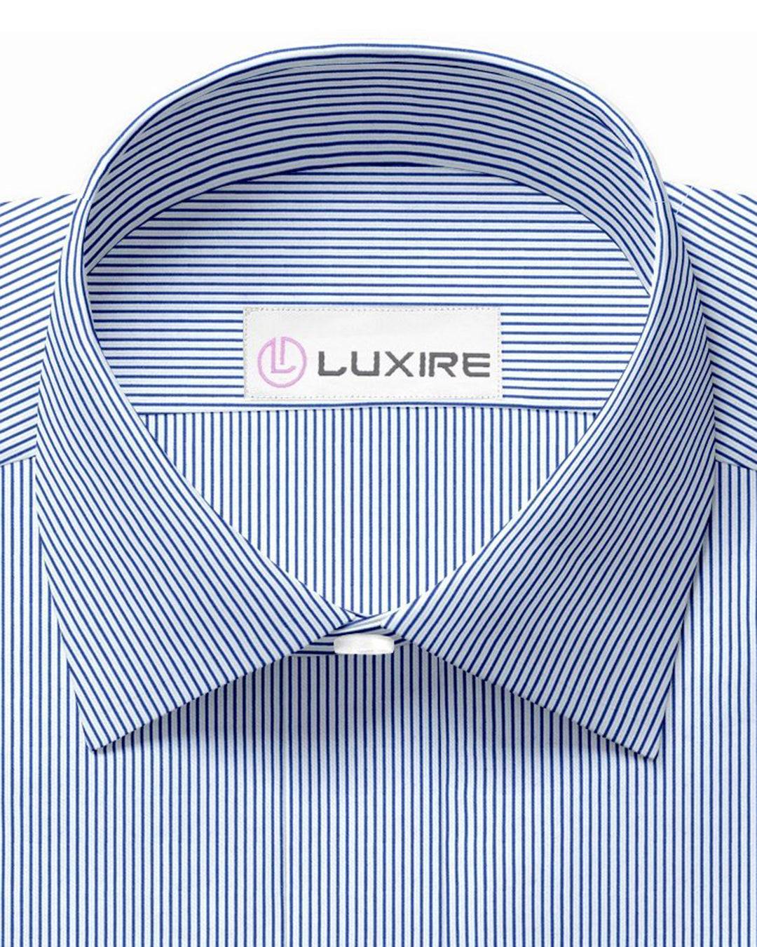 Luxire Privilege Collection Blue Stripes on White