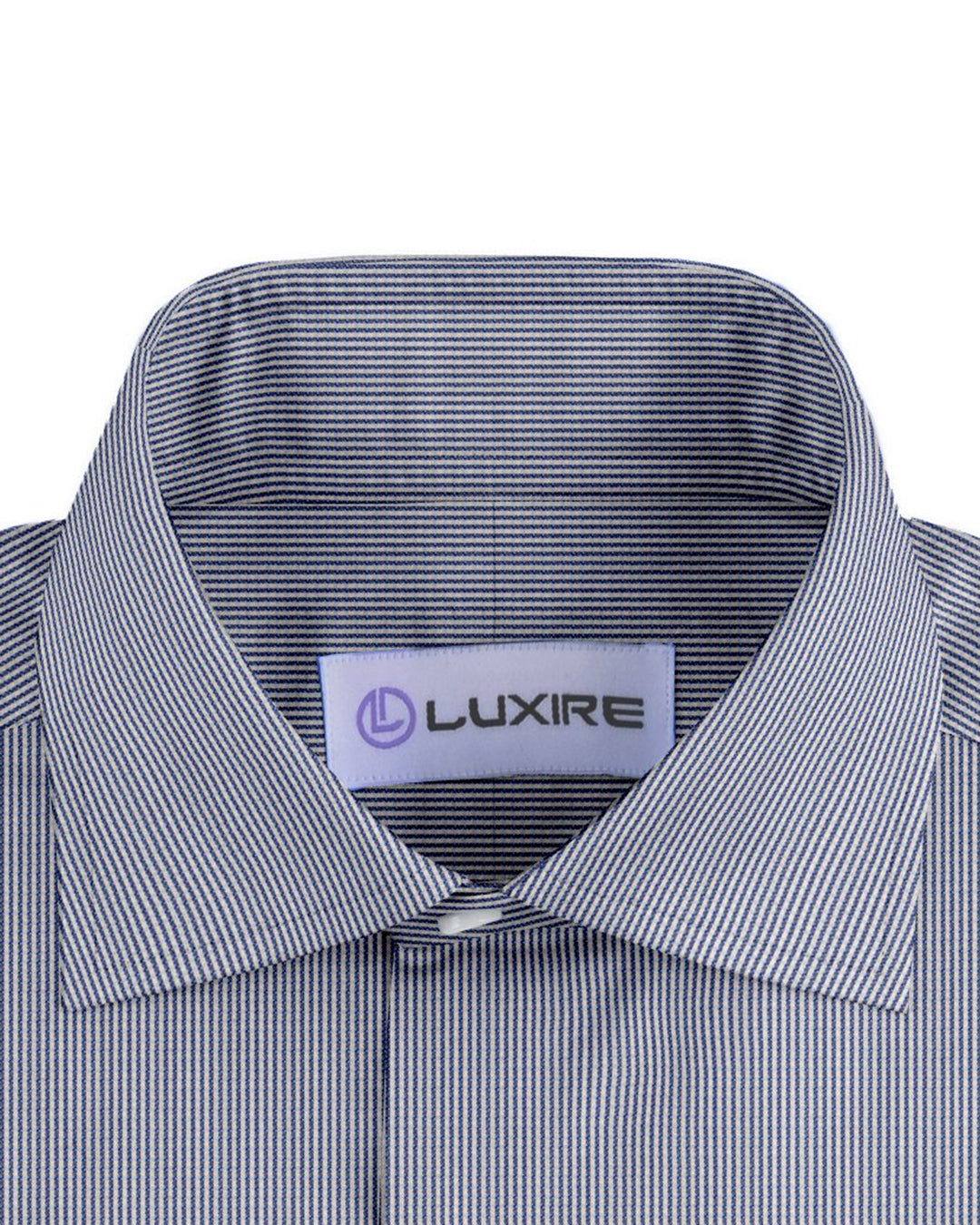 Albini: Dark Blue Dress Stripe