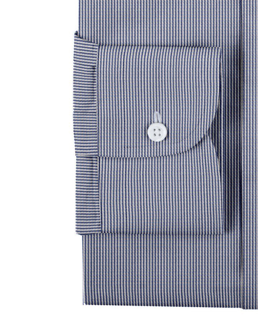 Albini: Dark Blue Dress Stripe