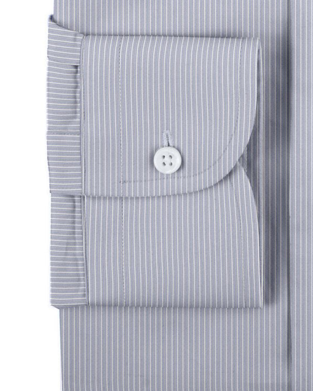 Albini: Baby Blue Self Alternate Stripe