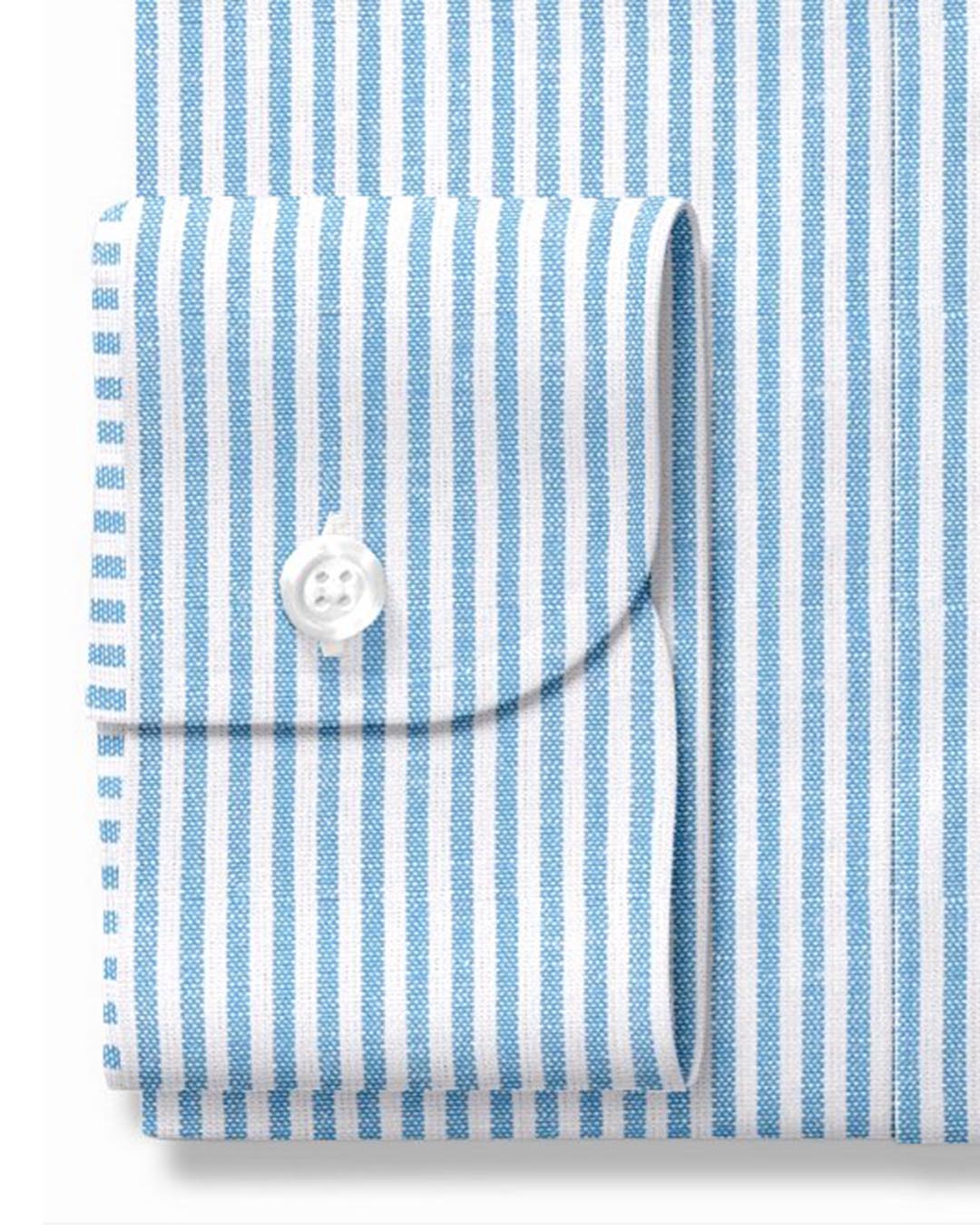 True Blue University Stripes Oxford