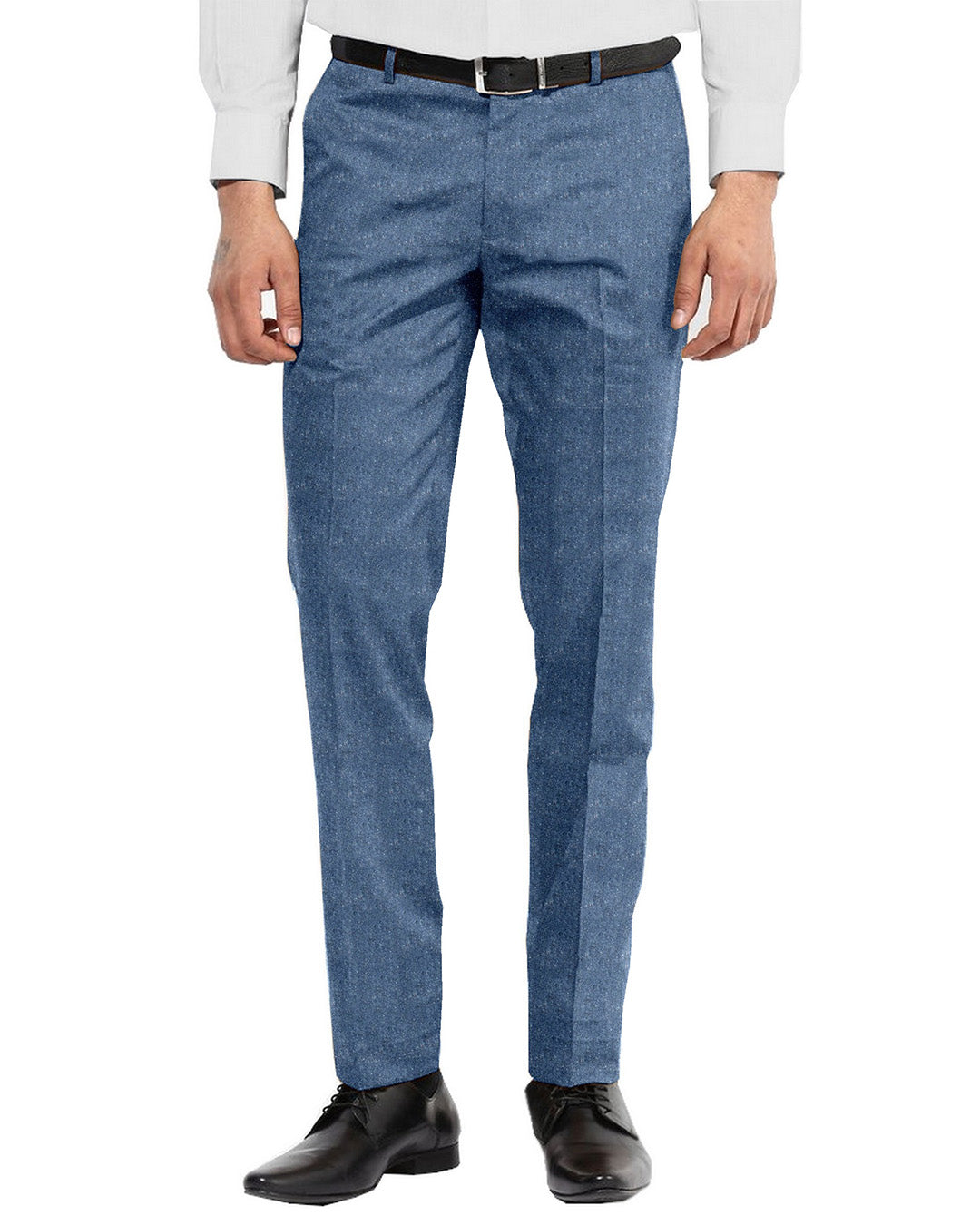 Molloy Plain Donegal Tweed Pants - Blue