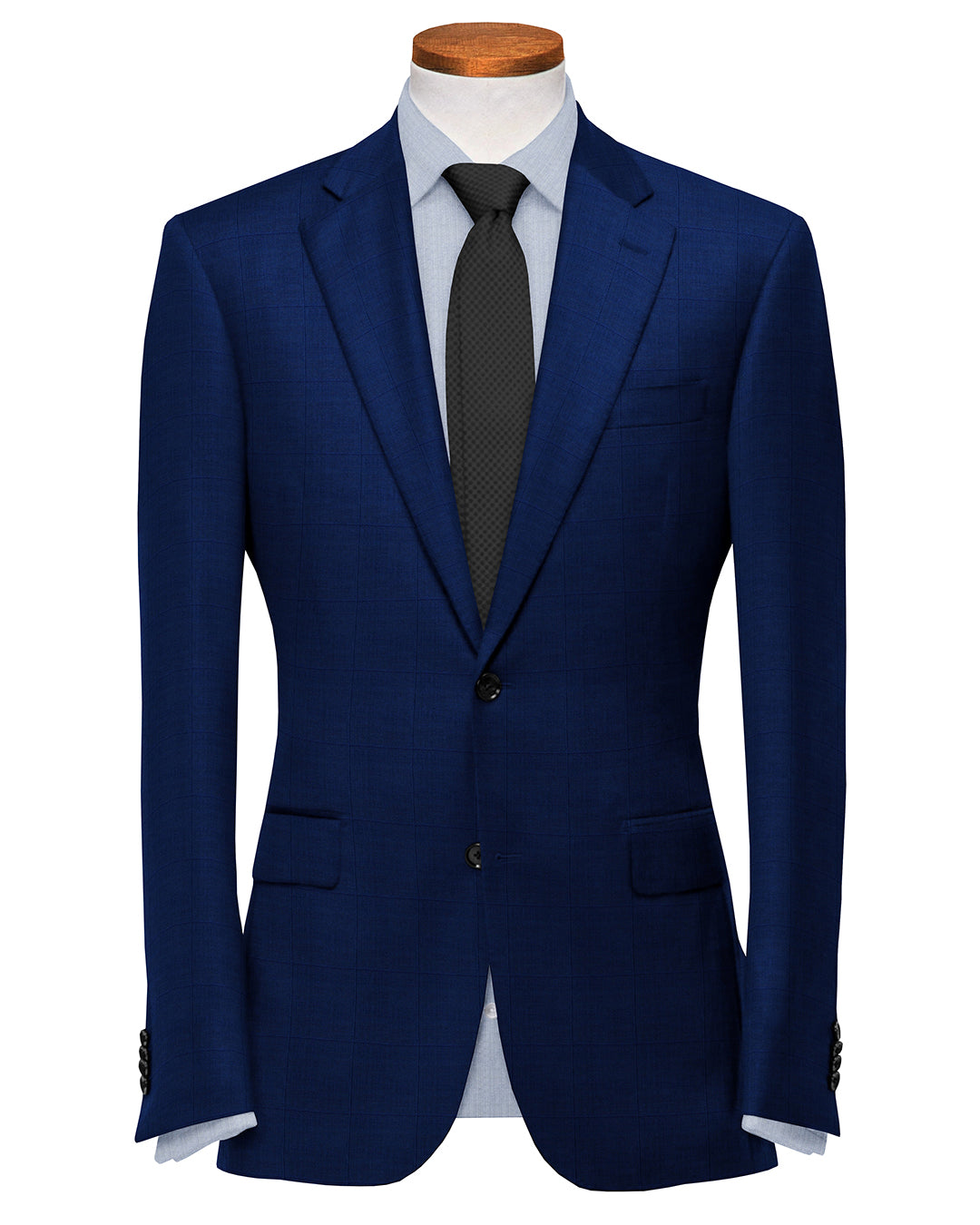 Drago: Super 160s Royal-Blue Prince of Wales Checks Suit