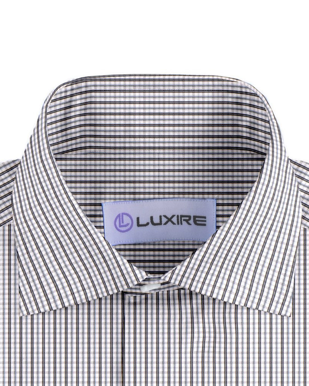 Checks: Black Grey White Tattersall