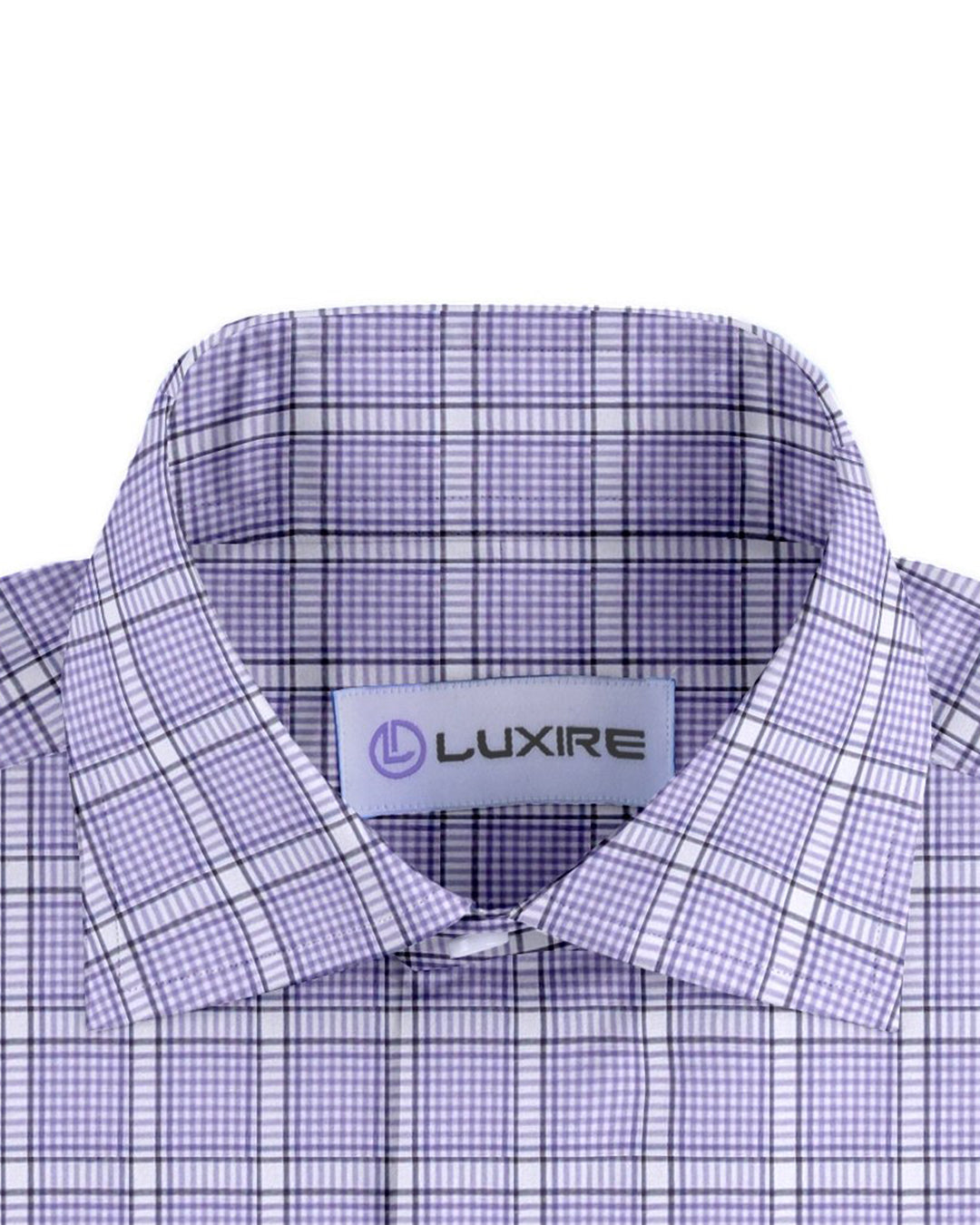 Purple Black Tattersall Twill