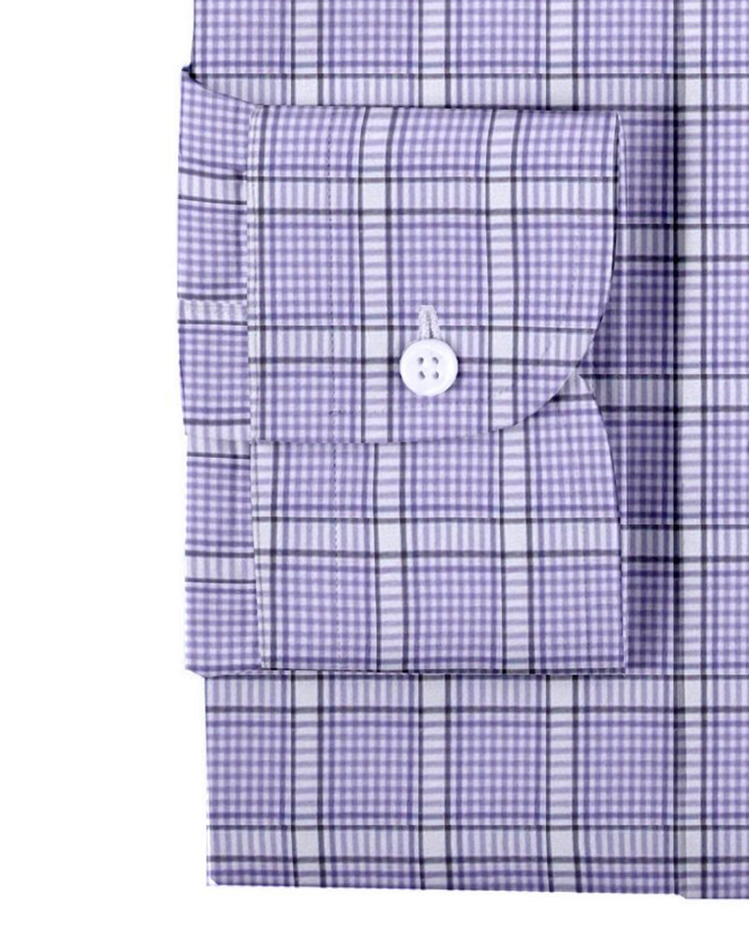 Purple Black Tattersall Twill