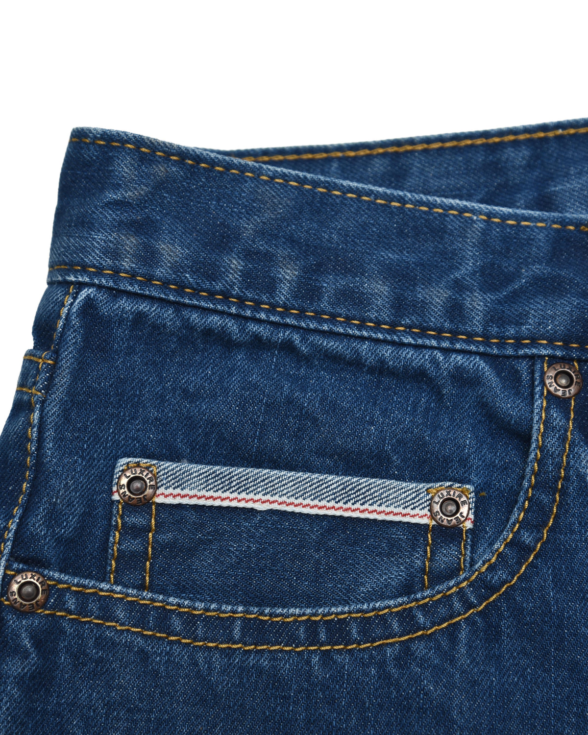 Kaihara Fade Washed Indigo Selvedge Jeans - 5