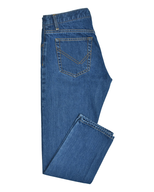 Kaihara Fade Washed Indigo Selvedge Jeans